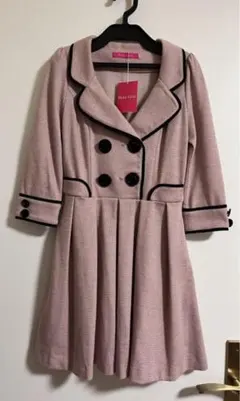 Pinky Girls チェック柄 ワンピース Sサイズ／ピンク 未使用タグあり