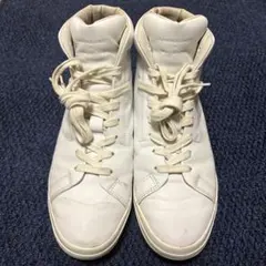 ジャンポールノット ホワイトフラッグス ハイカットスニーカー 白 27cm