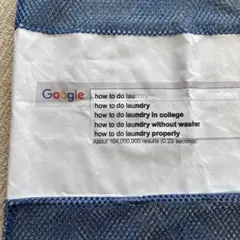 Googleノベルティ ランドリーバッグ メッシュ グーグル