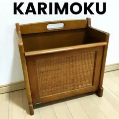 Karimoku オールドカリモク レトロ木製マガジンラック 希少 - メルカリ
