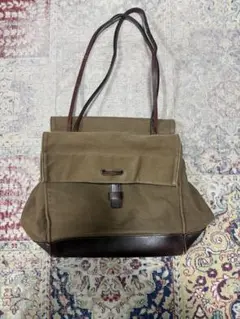 DRIES VAN NOTEN トートバッグ オリーブグリーン