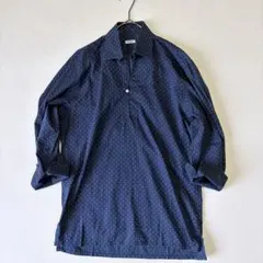 【美品】BARBA ハンドメイド カプリシャツ 39 ドレステリア別注 小紋柄のサムネイル