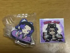 鬼滅の刃　ヘアクリップ とステッカー 胡蝶しのぶ セット売り