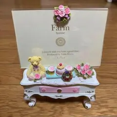 写真立て　フォトスタンド　ドレッサー　カフェ　コーヒータイム ベア　くまのサムネイル