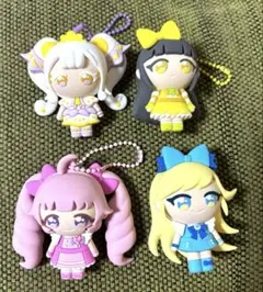 ひみつのアイプリ　ひまり　みつき　つむぎ　リング　3Dラバーマスコット　セット