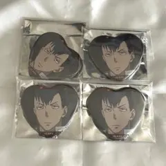 炎炎ノ消防隊　ハート缶バッジ　カリム4点