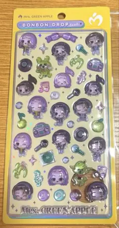 Mrs. GREEN APPLE ミセス　ボンボンドロップシール ミュージック