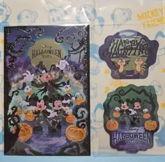 ディズニーハロウィン ポストカード&シール