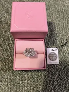 新品未使用✨最高級スワロフスキージルコニア　リング　14カラット 10号