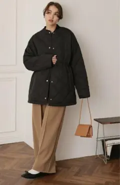 titivate ウエストドローストリングキルティングジャケット