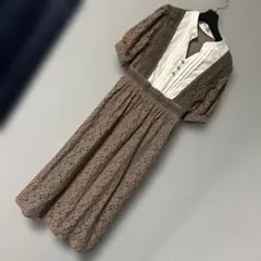 Hudson honey レース切替ワンピース Lサイズ