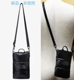 ノースフェイス　韓国　PADDING ダウン　ミニクロスバッグ　ブラック　新品