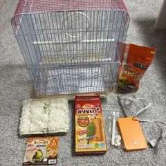 鳥かご ケージ ヒーター 三角ハウス セットのサムネイル