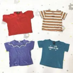 100センチ 半袖 Tシャツ 男 夏 ポロシャツ セット まとめ売り 夏服 男