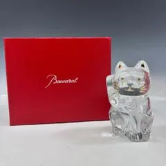 【美品】Baccarat バカラ 招き猫 ゴールド クリスタル 置物 正規箱付き 楽天市場】バカラ クリスタル 招き猫 Sサイズ ラッキー キャット