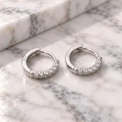 【再入荷！】 10mm 高見え シンプル フープピアス ピアス リングピアス