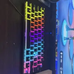 RGBメカニカルキーボード コンパクト
