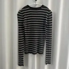 フリークスストア ウォッシャブル ボーダー クルーネックニット