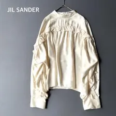 美品 24SS JIL SANDER ラッフル ブラウス 36 イタリア製のサムネイル