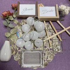 【○】ウエディング　ウェルカムスペース　9点セット