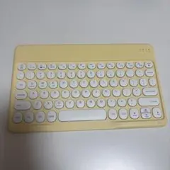 イエロー Bluetoothキーボード 本体