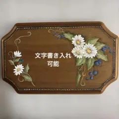 トールペイント 花柄 トレー トレイ インテリア - メルカリ