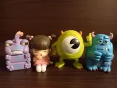 モンスターズインク　フィギュア4点セット