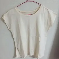 ナイスクラップ　ホワイトイエローベージュ系　インナー　ノースリーブ