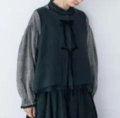 kazumi Samansa Mos2 ◎リバーシブルベスト　ブラック