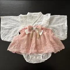 バースデイ cottoli コトリ 女の子 ベビー 袴ロンパース70cm