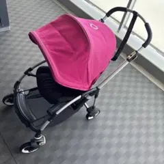 Bugaboo Bee ベビーカー ピンク ブラックのサムネイル