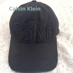 Calvin Klein カルバンクライン ブラック キャップ y2k ck