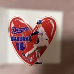 中日ドラゴンズ 櫻井頼之介 アクリルピンバッジ - メルカリ