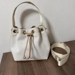 ケイトスペード キップ キャンバス スモール バケツ バッグ