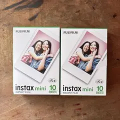 FUJIFILM instax mini インスタントフィルム 20枚 新品