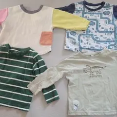 80-90サイズ トップス 4点セットBREEZE　西松屋