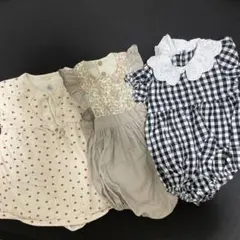 PETIT BATEAUロンパース3点セット