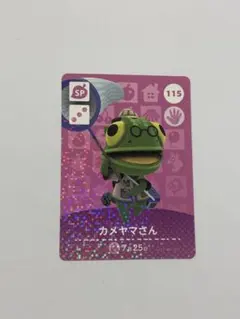 amiiboカード あつまれどうぶつの森 カメヤマさん 115 - メルカリ