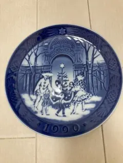 ロイヤルコペンハーゲン【イヤープレート】(1990年限定) ロイヤルコペンハーゲン（Royal Copenhagen） イヤープレート