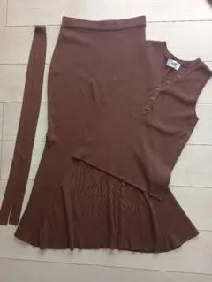 AZUL ブラウン ニット セットアップ　お値下げ