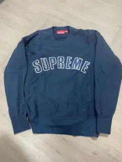 カナダ製 supreme アーチロゴ スウェットスタジャン M ネイビー - メルカリ