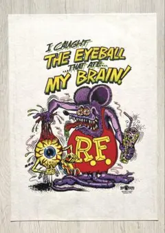 1992 Rat Fink Poster フェルト紙プリント •正規オリジナル品