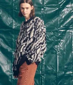 クルーネックニット ニット