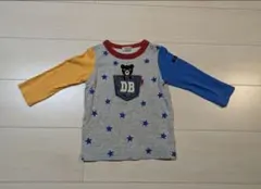 ミキハウス　DOUBLE B 星柄 長袖Tシャツ90