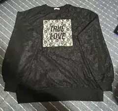 W♥C TRUE LOVE レーススウェット