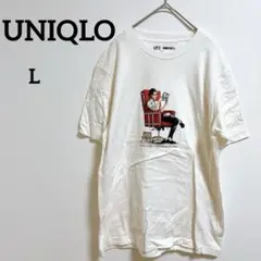 人気✨ UNIQLO 【L】 進撃の巨人 Tシャツ ホワイト リヴァイ 完売
