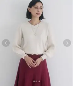 新品☆ ANAYI モヘヤスパンコール天竺　プルオーバー/セオリー、23区