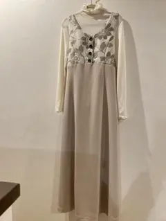 Lily Brown ベージュ ロングスカート ワンサイズ