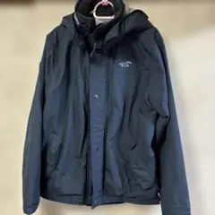 Hollister ネイビーフード付きジャンパー