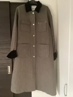 昭和レトロ ❤︎Sanyo❤︎ ロングコート ベルト付き NEW WOOL 100 